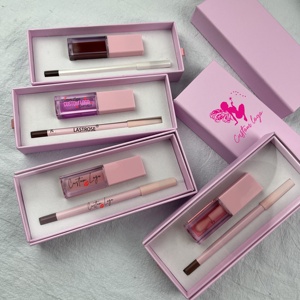 Bán buôn Vegan 2 trong 1 Lip trang điểm Kit màu sắc thay đổi dưỡng ẩm môi dầu sắc tố cao Matte Lip Liner Set - Product Image 3