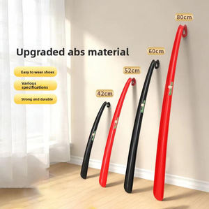 D5370 Al por mayor Calzador de plástico ABS con mango largo, ideal para hoteles y mujeres <span class=keywords><strong>embarazadas</strong></span>, que evita la necesidad de doblarse - Product Image 5