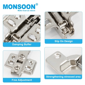 Monsoon-bisagras de puerta de cierre suave, alta calidad, suministro de fábrica, India, tipo fijo, 2022 - Product Image 2