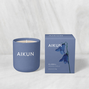 Bougie parfumée en cire de soja AIKUN avec logo personnalisé, bougie aromathérapeutique en pot, parfum d'ambiance pour la maison, tasse en céramique pour la décoration de la maison et boîte cadeau - Product Image 1