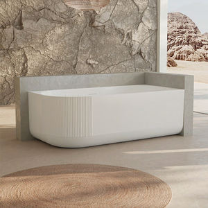 <span class=keywords><strong>Bañera</strong></span> de acrílico de remojo independiente de diseño moderno <span class=keywords><strong>Bañera</strong></span> de esquina de superficie sólida blanca Ovalada <span class=keywords><strong>para</strong></span> uso en hoteles de adultos - Product Image 3