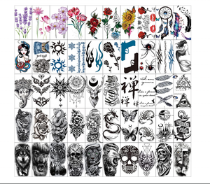 Tatuajes Temporales Pegatinas, Cuerpo Brazo Pecho <span class=keywords><strong>Hombro</strong></span> Tatuajes para Hombres y Mujeres, Tatuajes Temporales de Halloween - Product Image 2