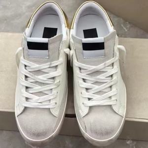 Zapatillas de Diseño Antideslizantes Blancas de Alta Calidad, Cómodas, Estilo Skate, Doradas, para Caminar, a la Moda - Product Image 3