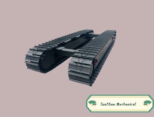 Sottocarro su misura del telaio della pista d'acciaio 5-20ton per il macchinario del frantoio per il sottocarro della pista di frantumazione del granito - Product Image 3