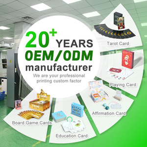 Đầy đủ màu sắc sâu cảm ơn bạn thẻ kết nối khẳng định thẻ boong in ấn tùy chỉnh thiết kế của riêng bạn tùy chỉnh thẻ trò chơi với hộp - Product Image 4