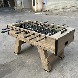 2024 Luxury Design 5' Soccer Table Wooden Baby Foot Foosball Soccer Game Table with accessories TS-5627