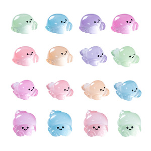 Ornements en résine Dp Mini Marine Life, décorations d'aquarium de style dessin animé qui brillent dans le noir - Product Image 3