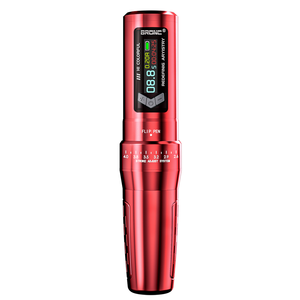 BRONC SIREN 2 pièces batterie Machine à tatouer sans fil stylo sans fil à course réglable pour SMP et <span class=keywords><strong>tatouage</strong></span> - Product Image 1