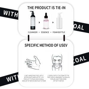 Rubioarôme hommes Turbo lumineux Anti-Pollution <span class=keywords><strong>Double</strong></span> Action charbon de bois lavage du visage instantané éclaircir et garder et nettoyer la <span class=keywords><strong>peau</strong></span> - Product Image 6