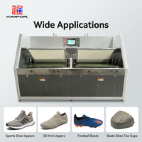 Machine de laminage de tissus 3D à double station avec moteur et double sortie pour le formage sous vide des empeignes de chaussures
