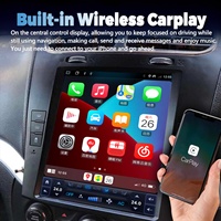 Reproductor Multimedia para Auto con Pantalla Tesla Android 13.0 DSP Carplay, 8+256G ROM, GPS, Radio y Audio para Dodge Journey Fiat Freemont 2012-2020