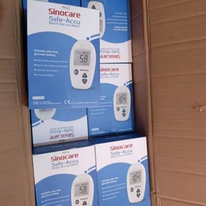 เครื่องวัดระดับน้ำตาลในเลือด <span class=keywords><strong>Sinocare</strong></span> <span class=keywords><strong>Safe</strong></span> <span class=keywords><strong>Accu</strong></span> ใช้ได้กับแผ่นทดสอบ 50 แผ่น ใช้พลังงานไฟฟ้า - Product Image 4