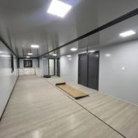 Casa Contenedor Prefabricada de Acero Ligero, Moderna y Expandible, de 40 Pies x 20 Pies, Lista para Usar, de 2 a 5 Dormitorios, Tipo Hotel o Villa, Impermeable y Resistente a Huracanes
