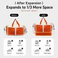 Fabricants de sacs de sport OEM ODM, sac de sport décontracté, sac de voyage multi-poches, porte-bouteille d'eau, cordon de serrage, fitness, voyage, femme