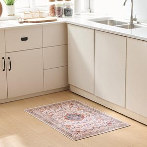 Tappeto Vintage piccolo spazio con grande sigillo di Design lavabile in gomma retro tappeto per uso domestico stile bohémien tappeto - Product Image 3