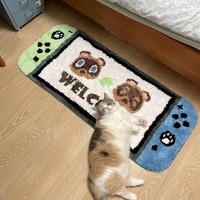 Cute Flower Design Faux Wool Carpets Decorative Carpets and Rugs Living Room Microfiber Cashmere Area Rug