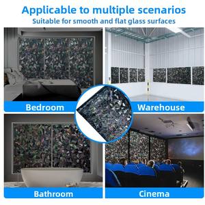 Película para Ventanas con Protección de Privacidad, Vinilo Electrostático que Cambia de Color, Adhesivo Decorativo 3D con Efecto Arcoíris, Absorbente de Rayos UV, Garantía de 5 Años - Product Image 3