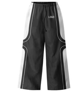 Set da jogging oversize personalizzato in nylon stampato a caldo, con cappuccio, sportivo, <span class=keywords><strong>di</strong></span> media grammatura, vestibilità ampia e squadrata, ideale per la corsa - Product Image 3