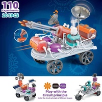 110 projets de circuits électriques, blocs de construction de circuits DIY, jouet électronique pour expériences de circuits, jouet scientifique, kits physiques
