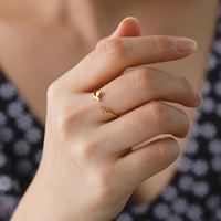 Bague ouverte ajustable en acier inoxydable Myshape avec feuilles d'arbre et oiseau pour femme, bijoux tendance 2024, cadeau d'anniversaire, nouveauté
