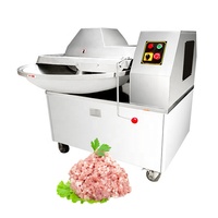 Hachoir à viande industriel à faible bruit, hachoir à bol en acier inoxydable, capacité de 300 à 1000 kg/h, machine à hacher commerciale