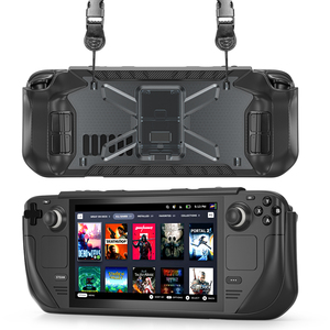 Video Game Player <strong>Cases</strong> Silicone Protector Shell Cover for Valve <strong>Steam</strong> <strong>Deck</strong> <strong>Case</strong> With Stand - Product Image 6