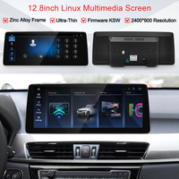 STWEI 2026 Nouveau Système Linux 12,8 pouces Résolution 2400x900 Pour BMW X1 F48 EVO NBT 16-19 CarPlay Sans Fil Auto KSW Slim