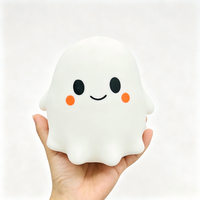 Mainan Squishy Hantu Jumbo Halloween dari Gudang USA, Mainan Fidget Squishy Bertema Hantu Halloween