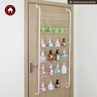 Étagère de rangement multifonctionnelle pour cuisine, étagère de rangement à 6 niveaux au-dessus de la porte, armoire suspendue, organisateur de garde-manger en métal, offre spéciale