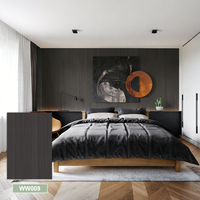 Vente chaude, panneau mural en PVC personnalisé ODM 3D UV 4 mm, 4,5 mm, 5 mm, antistatique, facile à installer, imperméable, panneau mural SPC pour salon