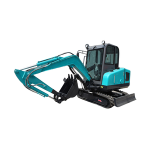 Miniexcavadora hidráulica de ruedas Elorry de 2.5T, equipo de construcción compacto con control piloto - Product Image 1