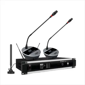 إلكترونيات استهلاكية-مكبر صوت, ميكروفون قابل للدوران على سطح المكتب من Stabcl مزود بنظام رقمي للاجتماعات ، طاولة مضيف واحدة مدمجة