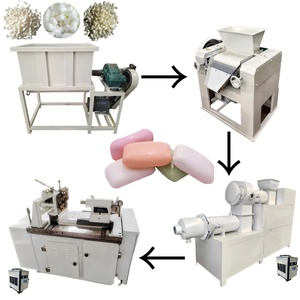 Direct Factory Supply <b>Mini</b> <b>Soap</b> Making Equipment Line with PLC Pump & Motor-High Efficiency 300-500kg/h Capacity - Product Image 2