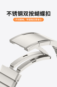 <span class=keywords><strong>Cinturino</strong></span> Professionale in Titanio <span class=keywords><strong>per</strong></span> <span class=keywords><strong>Huawei</strong></span> GT6 Pro 46mm, <span class=keywords><strong>Cinturino</strong></span> in Titanio Senza Giunture - Product Image 6