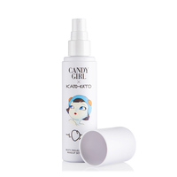 Flacon pulvérisateur cosmétique blanc en PET de 100 ml, col 20/410, pulvérisateur à fine brume en PP, impression personnalisée disponible pour spray fixateur de maquillage