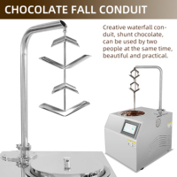 Petite machine de fabrication de chocolat de type 5.5 L pour tempérer et fondre le chocolat pour l'enrobage de biscuits aux fraises
