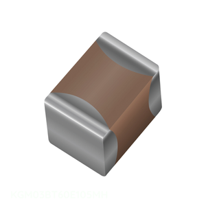 ตัวแทนจำหน่ายอย่างเป็นทางการ CAP CER 1UF 2.5V X6T 0201 0201 (0603 เมตริก) 1 ยูเอฟ ตัวเก็บประจุเซรามิกแบบติดตั้งบนพื้นผิว MLCC KGM03BT60E105MH - Product Image 1