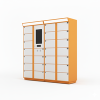 Casier à linge intelligent moderne contrôlé par réseau avec serrure électronique pour la livraison de vêtements en libre-service dans les hôtels et les écoles