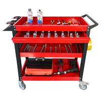 Chariot à outils roulant à 3 niveaux MaoRong, haute qualité, prix bas, atelier, OEM/ODM/OBM, verrouillable, étanche, capacité de 300 kg