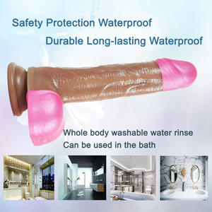 Langer dünner Vibrator Penis 10-Frequenz-Vibration Haut freundlicher flüssiger Silikon dildo für Paare Sexspielzeug - Product Image 3