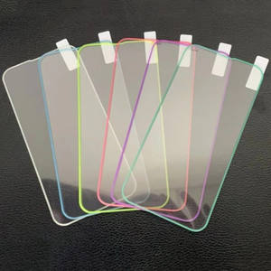 Protection d'écran en verre trempé 3D luminescent néon qui brille dans le noir de haute qualité pour <span class=keywords><strong>iPhone</strong></span> 13 12 11 Pro Max X XS XR 7 8 Plus - Product Image 6