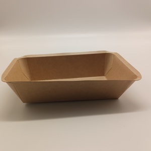 Boîte à déjeuner en papier kraft jetable avec logo imprimé personnalisé Conteneur à salade Bol en papier octogonal - Product Image 1