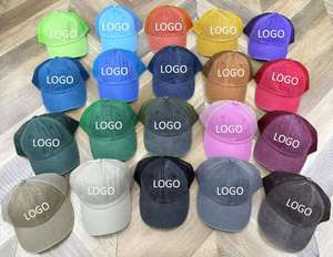 Casquette de baseball Dad Hat personnalisée par les fabricants, avec logo brodé ou imprimé, style vintage, formel ou sportif, 100% coton, lavage classique, bicolore - Product Image 3