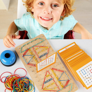 Tavola da Gioco <span class=keywords><strong>in</strong></span> <span class=keywords><strong>Legno</strong></span> <span class=keywords><strong>Montessori</strong></span> con Punte, Giocattolo Educativo per Bambini <span class=keywords><strong>in</strong></span> Età Prescolare e dell'Asilo, Vendita all'Ingrosso - Product Image 3