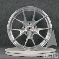 Jantes de voiture neuves en alliage forgé brossé DCTC 17x7.5/18x7.5 25mm ET PCD 5x114.3, design multi-rayons, garantie 5 ans, compatibles CRV