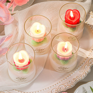 520 Women's Day Romantic Handmade Gift Tulip Flower Scented Cup Birthday Souvenir Tulip Flower <b>Candle</b> - Product Image 2
