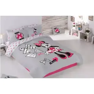 Couette simple Compe Minnie Grey 180x240 cm en coton et polyester, literie pour la maison - Product Image 3