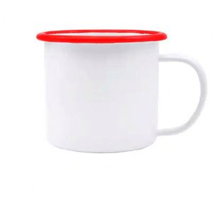 Enamel Metal <b>Tea</b> <b>Mugs</b>-Eco-Friendly Modern Design Food Contact Safe Not Inverted Free Sample Available Custom Logo - Product Image 4