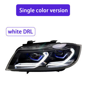 Faro LED para <span class=keywords><strong>BMW</strong></span> Serie 3 E90 <span class=keywords><strong>320i</strong></span> 325i 2005-2012, Luces Delanteras, Faro de Doble Color, Luces de Circulación Diurna Amarillas y Blancas, Conexión Plug and Play - Product Image 3