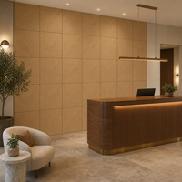 Nouveau design léger, panneau mural insonorisant en PET polyester imprimé UV pour la modernisation des murs d'appartements – Panneau mural imprimé UV